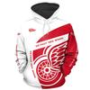 Moda Cross-border Amazon Masculina Moletom com Capuz Primavera e Outono Impressão Digital 3D Time de Hóquei no Gelo NHL Gola Alta Masculino