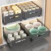 Cesta Extraíble Empotrada en Gabinete Estante Multifuncional Extraíble para Almacenamiento de Snacks Estante de Almacenamiento para Fregadero de Cocina Doméstico Sin Taladro