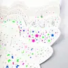 Nuevas pegatinas faciales de pecas coloridas de mariposa y estrella transfronterizas, conjunto de pegatinas de tatuaje de decoración facial para fiestas y escenarios estilo europeo y americano
