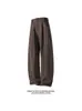 Novedad Otoño 2026 Pantalones Blancos de Pierna Ancha Rectos Estilo Americano M-5XL HK26798-TeP33