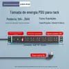 PDU Internacional para Eletricista, Soquete de Gabinete 6/8 Bits, Proteção contra Raios e Sobrecarga, Fonte de Alimentação para Sala de Computadores, Régua de Tomadas Industrial com Múltiplos Soquetes