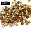 Ventas Directas de Fábrica de Diamantes Aaa de Comercio Nacional, Diamantes de Cristal de Vidrio Redondos Coloridos de Fondo Puntiagudo, Pedrería, Accesorios para Joyería y Ropa DIY