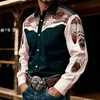 Camisa Retro Americana de Manga Larga para Hombre de Amazon Europeo y Americano, Nueva Camisa de Caída sin Planchar para Primavera y Otoño, Venta al por Mayor