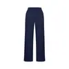 Novedades de Primavera y Otoño Niños Medianos y Grandes Niñas Pantalones Largos de Pierna Recta Cintura Alta Casual Pantalones de Pierna Ancha Pantalones Casuales de Color Liso para Niños Transfronterizo