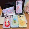 Funda de teléfono temática de frutas de verano para Apple 18 Pro Max, iPhone 17/16, con diseño de ventana grande, adecuada para niñas