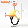 Casco para perro con agujeros para las orejas, sombrero a prueba de viento para mascotas para paseos al aire libre en coche, sombrero de perro para motocicleta, casco de motocicleta