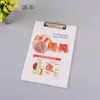 Carpeta A3A4PP tablilla para escribir tablilla médica para escribir tablero de oficina escolar clip para tablero carpeta de tablero de escritura