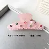 Nuevo Clip de Pinza para Cabello de Diamante de Color Mágico Ji Sirena Ácido Acético Pinza de Garra Rhinestone de Industria Pesada Elegante Pinza para el Cabello Clip de Tiburón Simple para Mujer Accesorios para el Cabello