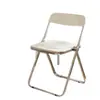 Silla plegable para dormitorio de estudiantes, silla de estudio para el hogar, silla de comedor, taburete portátil sencillo, silla de oficina con respaldo para computadora
