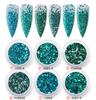 Brillantina de uñas + cebolla + lentejuelas de uñas mixtas DIY para usar uñas transfronterizas belleza de uñas flujo cáñamo epoxi traje