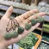 Colgante de Cerradura Xiangyun Buda Guanyin de Jade Hetiano Natural Estilo Chino Frijol de Cuatro Estaciones de Jade Hetiano Marca Wuxi Colgante de Jade