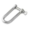 Grado Nacional Acero Inoxidable 304 Grillete en Forma de D Perno de Ojo Extendido para Elevación Grillete de Elevación Grillete de Arco Hebilla de Conexión Orejeta de Elevación