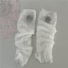 Calcetines Ioulor con Etiqueta de Dopamina, Estilo Chica Caliente del Milenio, Color Sólido, Calcetines Holgados de Verano Transpirables, Estilo Coreano, Calcetines de Doble Aguja para Mujer