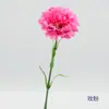 Cravos de seda artificial, variedade de haste longa de haste única, variedade de haste curta, ideais para o Dia das Mães, decoração de casa e arranjos de mesa.. Flores artificiais altamente recomendadas