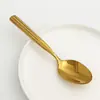 Cuchara de Acero Inoxidable 304 con Forma de Calabaza para Comer en Casa, Cuchara para Mezclar Arroz, Cuchara para Yogur y Helado, Cuchara para Plato Principal de Restaurante, Cuchara para Sopa