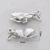 Hebilla de collar de perlas gota aceite cristal mariposa hebilla elástica hebilla de cierre manual hebilla de conexión cadena de suéter accesorios diy