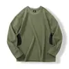 Moletom Casual Esportivo Quente Unissex Outono Inverno Veludo Dupla Face Gola Redonda Jaqueta Pulôver Solta Tendência 9301