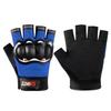 Guantes para motociclismo, ciclismo al aire libre, deportes, antideslizantes, de cinco dedos, medio dedo, para hombres y mujeres