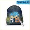 Mochila Estampada en 3D de Moda Casual Diaria para Estudiantes de Verano 2021 Amazon Cross-borDer con Patrón de Hojas Nuevas