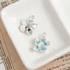 Aleación Gota de Aceite Flor Fresca Hoja de Ginkgo Ins Pequeña Fragancia Collar Pendientes Pulsera Colgante de Joyería DIY