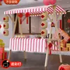 Expositor de Banca de Mercado, Suporte de Banca de Feira Noturna, Display Promocional, Carrinho Dobrável Móvel