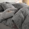 Conjunto de Cama de Algodão Lavado de Quatro Peças Algodão Puro Lençóis de Cama Capa de Edredom Algodão 2025 Novo Roupa de Cama de Alta Qualidade