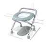 Silla de Inodoro Portátil para Ancianos, Taburete de Inodoro de Sentadillas, Dispositivo de Conversión de Inodoro de Sentadillas a Silla para Mujeres Embarazadas, Ayuda para Inodoro de Sentadillas en Casa