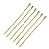Materiais para Joias DIY 10/12cm Corrente de Metal Ondulada Corrente de Contas Corrente de Pingente Corrente Colorida de Contas Pequenas Acessórios para Chaveiro