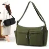 Bolsa transversal/de ombro casual unissex para primavera e verão, mochila resistente à água com múltiplos bolsos, grande capacidade para o dia a dia e estudantes