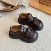 Zapatos para Niñas Zapatos de Princesa para Niños 2026 Nuevo Estilo Zapatos Mary Jane de Otoño para Niñas Planos Casuales Zapatos Pequeños de Cuero Negros