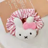 Laço de Cabelo Fofo de Coelho Miffy Coreano Laço de Cabelo Infantil Laço de Cabelo Doce Feminino Laço de Cabelo para Rabo de Cavalo Acessório de Cabelo