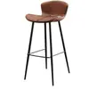 Silla Alta Moderna Simple Nórdica Respaldo Mesa Isla Hogareña Restaurante Hotel Mostrador Silla de Bar Taburete Alto de Hierro