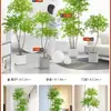 Planta Verde Artificial Nantianzhu, de Gama Alta y Lujo, de Pie, Grande para Interiores y Exteriores, Bonsái de Alta Calidad, Árbol Falso para la Sala de Estar