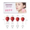 Dispositivo de Ventosa de Silicone Gua Sha para Lifting Facial, Ferramenta de Ventosa para Massagem Facial, Dispositivo de Ventosa de Pressão Negativa, Uso Duplo para Massagem