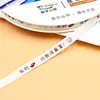 Ventas Directas de Fábrica Cinta Acanalada Blanca de 1.0m Estilo Ins Cinta para Pasteles Cinta para Envolver Regalos Decoración de Ramo en Inglés