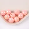 Cuentas Redondas Acrílicas Redondas de 8-16 mm Cuentas Sueltas Cuentas Chapadas Color Macarrón Cadena de Teléfono Móvil DIY Pulsera Joyería Accesorios para Ensartar