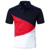Camisa Polo Nueva de Manga Corta para Hombre Transfronteriza con Solapa Estampada en 3D y Transpirable, Moda Casual