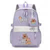Mochila Fofa Desenho Animado Casual Alunos do Ensino Fundamental e Médio Mochila Escolar de Grande Capacidade Simples Leve para Homens e Mulheres Nova Mochila de Viagem