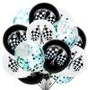 Decoraciones de Fiesta de Cumpleaños con Globos Temáticos de Carreras Mcqueen Transfronterizas con Juego de Globos de Látex de Coches Mcqueen