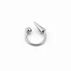 Joyería para Perforación Corporal Spot Transfronteriza Acero Inoxidable Uña para Lengua Doble Bola con Barra Recta Acero Inoxidable Uña para Labio Uña para Pezón Aretes