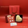 Amor no Dia dos Namorados Chinês Peça de Ouro em Forma de Coração 52mg Ouro Puro 999 Presente de Dia dos Namorados Chinês Ouro Casca d'Água Atacado