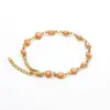Pulseira Europeia e Americana Turca Olho Grego Color Block Aço Inoxidável Feminina 18K Aço Titânio Olhos Redondos Colar Olho Grego