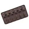 Mancha de belleza Jane silicona de grado alimenticio 12 cavidades serie de Navidad molde para jabón hecho a mano DIY molde para chocolate resistente a altas temperaturas