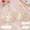 Ropa interior para niñas en etapa de desarrollo, cómoda, sin varillas, anti-abulto, transpirable, sujetador de algodón para estudiantes de secundaria