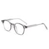 2236 Celebridad de Internet Marco Plano con Pasadores y Lente Plano 8631 Estilo Coreano Retro Artístico Marco de Lentes de Prescripción Anti-Luz Azul para Mujer
