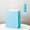 Bolsa de Papel Marrom para Embalagem Café Chá com Leite Bebida Assada Sacola para Levar Presente de Feriado Bolsa de Embalagem de Natal Personalização