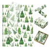 Wx179 Árbol de Navidad Pera de Nieve Papel 17g Dulce de Regalo Papel de Envoltura a Prueba de Humedad Decoración de Árbol de Cedro Papel de Copia de Navidad