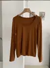 KEKEZOON Camiseta Básica Versátil de Color Sólido con Cuello Redondo y Mangas Largas para Mujer, 17 Colores, Corte Delgado, 8986