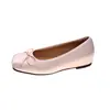 Zapatos Planos de Satén Estilo Ballet Ocultos para Aumentar la Altura para Mujer 2026 Nuevo Verano con Faldas Mary Janes Zapatos de Noche Mocasines