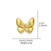 Broche de borboleta fofo para vestido de noite, corsage requintado feminino, acessórios de pino de lapela de terno de alta qualidade, nicho